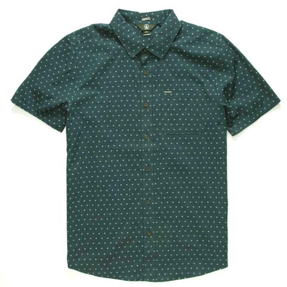 Volcom Men's Short Sleeve Button Down Shirt
